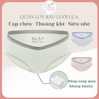 Quần Lót Bầu Cạp Chéo Quần Chíp Bầu Sau Sinh Chất Liệu Lụa Lưới Đũng Kháng