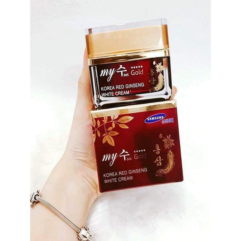 Kem Sâm Samsung My Gold Korea Red Ginseng White Cream