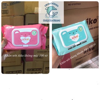 Khăn Ướt Cho Bé AIKO 100 Tờ Không Mùi