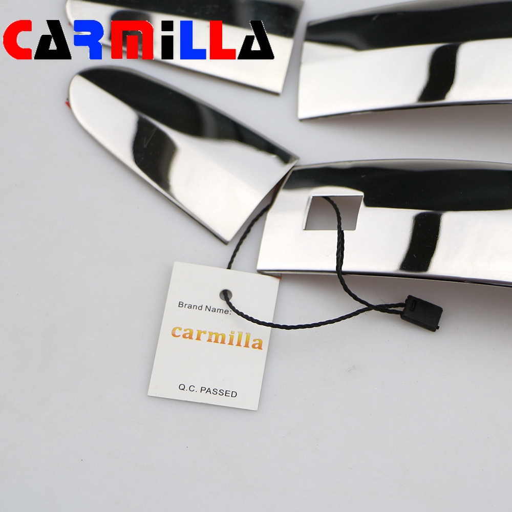 Miếng Dán Bảo Vệ Tay Nắm Cửa Xe Hơi Mạ Crom Cho ford New Fiesta MK7 Ecosport