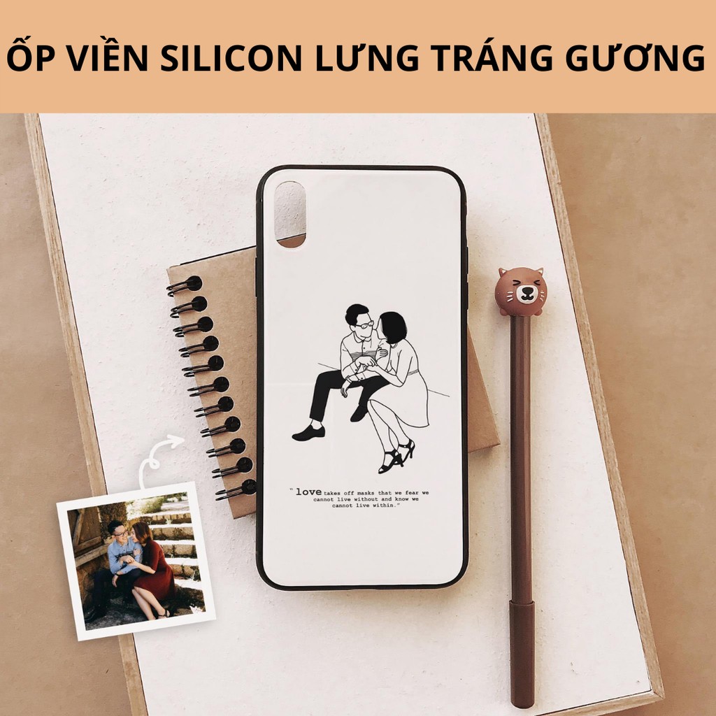 ỐP LƯNG IN HÌNH THEO YÊU CẦU - VẼ LINE ART THEO YÊU CẦU