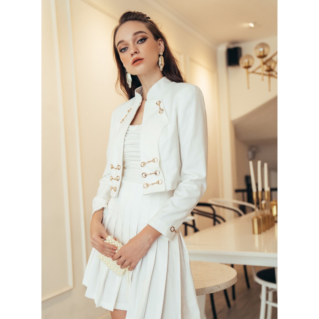 Áo khoác nữ Nudieye - Houjie Stand Collar Short Jacket | BigBuy360 - bigbuy360.vn