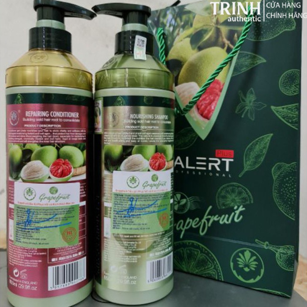 [FREE SHIP- GIẢM 50K] Trọn Bộ Dầu Gội Xả Bưởi VALERT Grapefruit 850ml  NEW 2021 Mới Bên Ngoài Tuyệt Vời Bên Trong