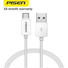 Cáp Pisen Micro USB  ( Chuẩn C)- - bảo hành 3 tháng