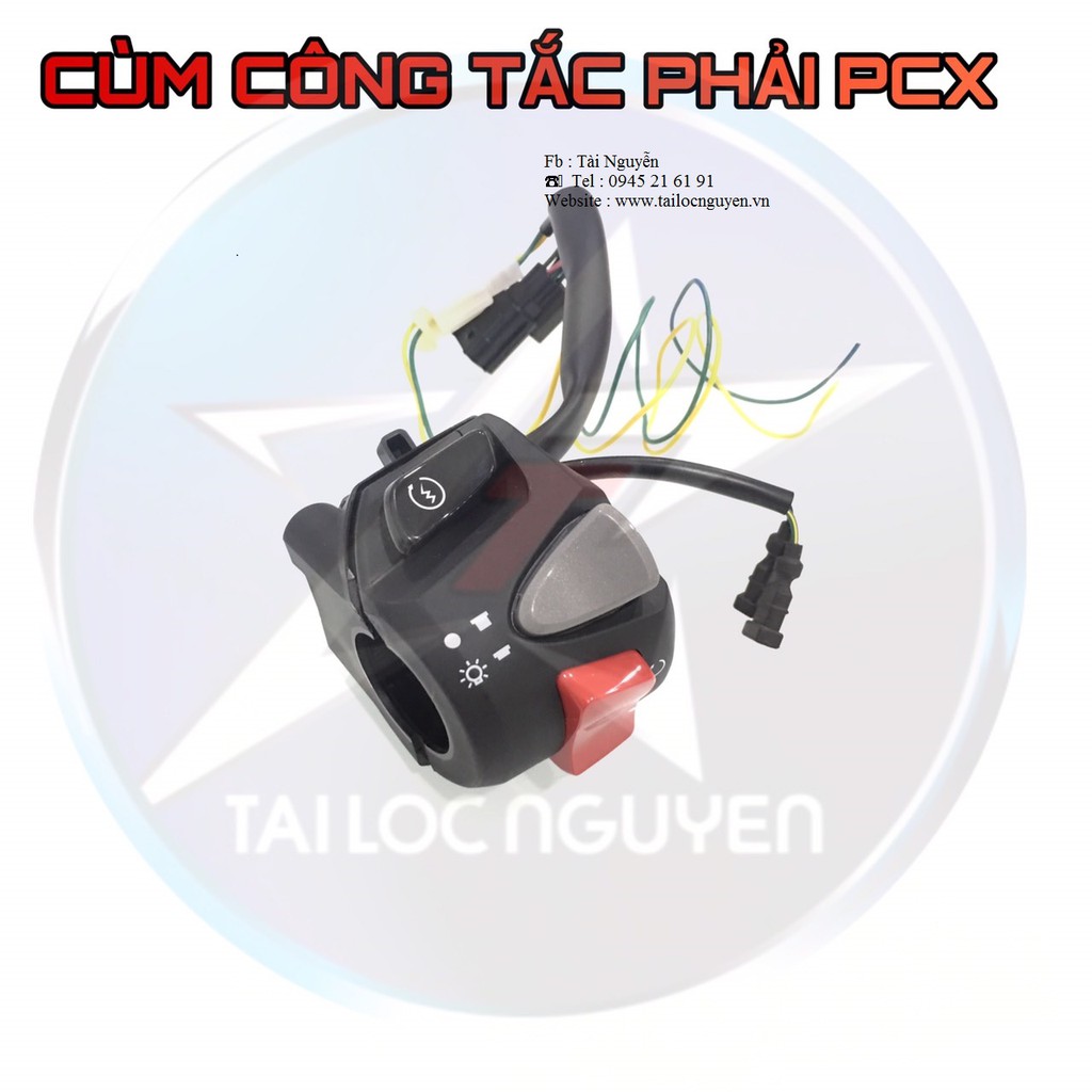 CÙM CÔNG TẮC PHẢI PCX ZIN CHÍNH HÃNG