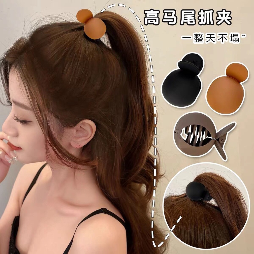 Kẹp Tóc Đuôi Ngựa Chống Chảy Xệ Thiết Kế Cỡ Nhỏ Thời Trang Cao Cấp Cho Nữ