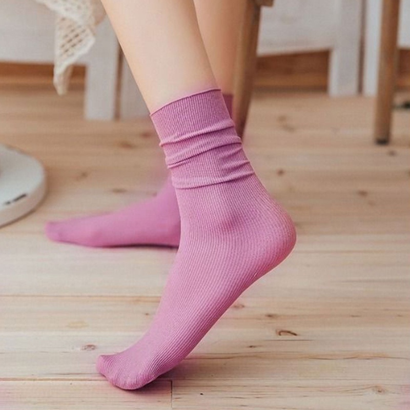 Vớ Cổ Vừa Thoáng Khí Màu Trơn Thời Trang Mùa Hè Cho Nam Và Nữ YOUYO