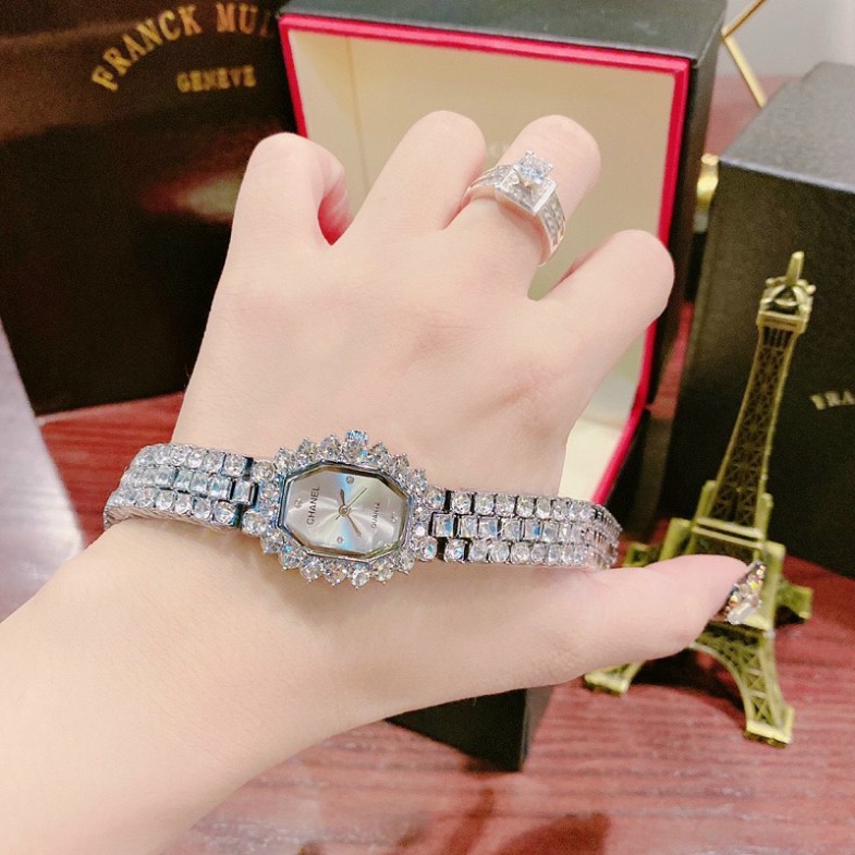 đồng hồ đeo tay nữ CHANEL  dây thép không gỉ đính đá hàng đẹp thời trang cao cấp chống  nước bảo hành 12 tháng -DH1 | BigBuy360 - bigbuy360.vn