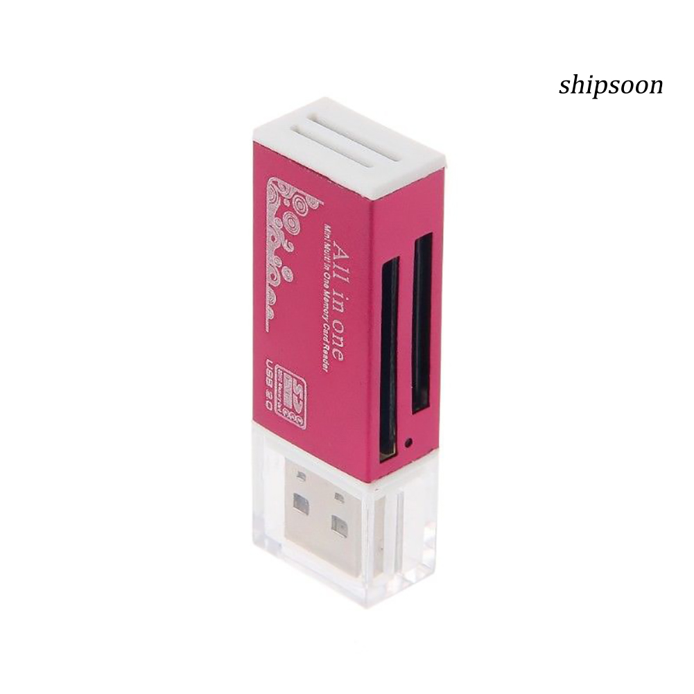 Đầu Đọc Thẻ Nhớ Usb 2.0 Cho Sd / Sdhc Mmc Tf Ms M2 | BigBuy360 - bigbuy360.vn