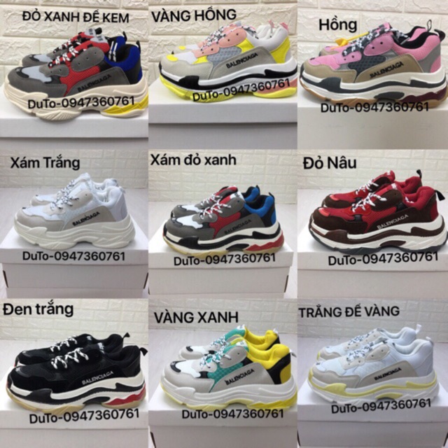 [FREESHIP- SALE SỐC] Giầy triple s size 36-> 44