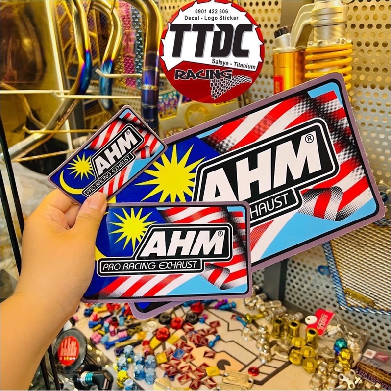 Tem Logo Decal sticker AHM ✌