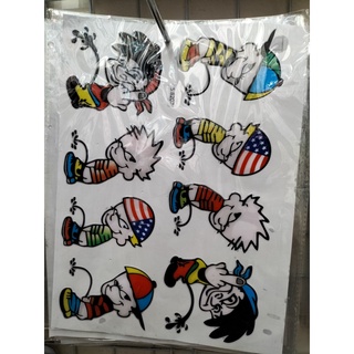 Sticker Tem đề can Cậu Bé Tè Bậy , decal trang trí xe chú bé ngộ nghĩnh -Mẫu D5
