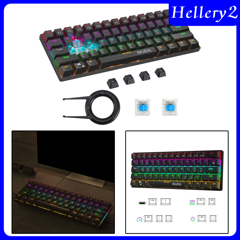 Bàn Phím Cơ Gaming 61 Phím Cho Pc Mac | BigBuy360 - bigbuy360.vn