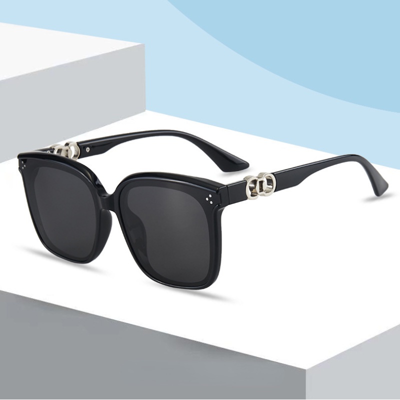 Kính Mát Gọng Vuông Cỡ Lớn Phong Cách Cổ Điển Thời Trang