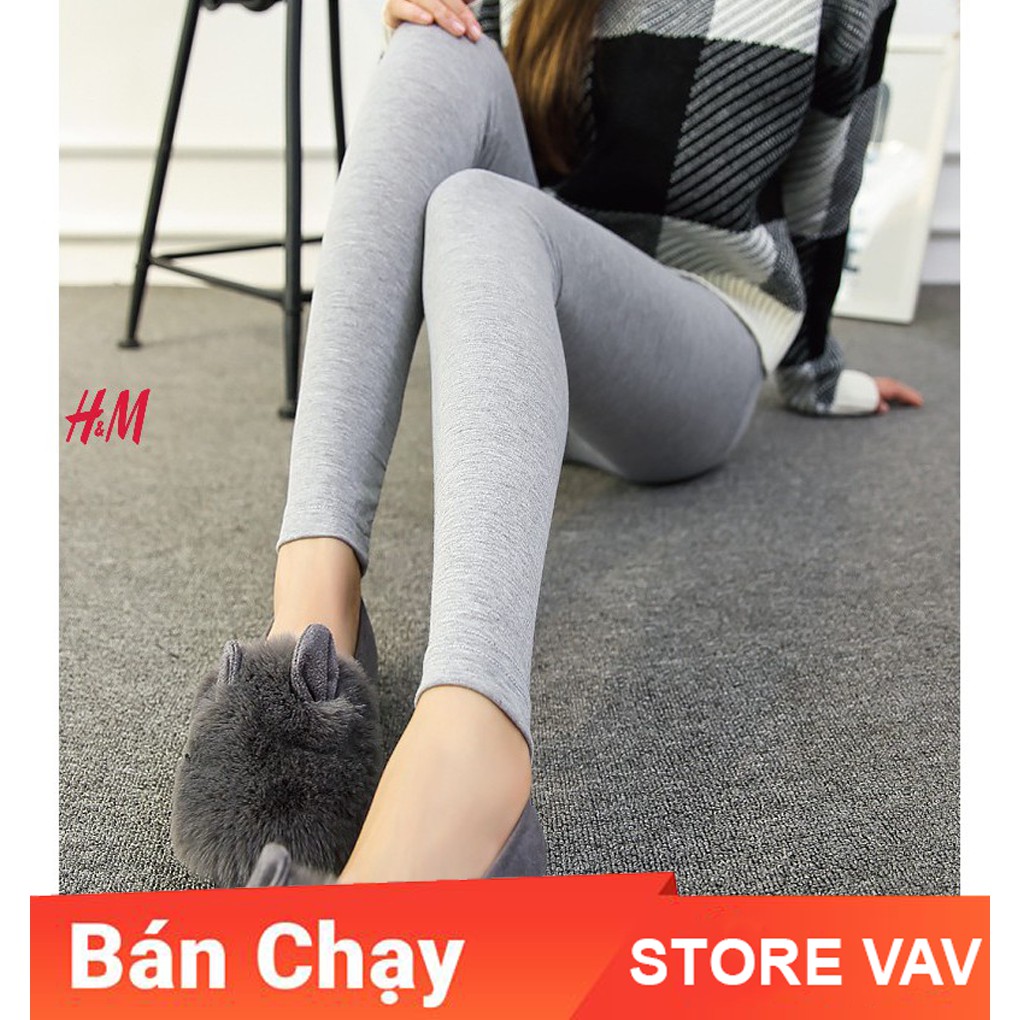 QUẦN LEGGING TRƠN CÓ GIÃN 4C - StoreVav
