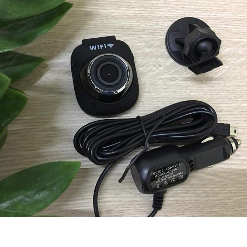Camera hành trình Wifi Dashcam T100w nhỏ gọn FullHD tặng thẻ 16Gb