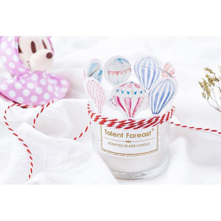Bộ 46 Sticker Hàn Quốc hình Khinh Khí Cầu dán trang trí E31