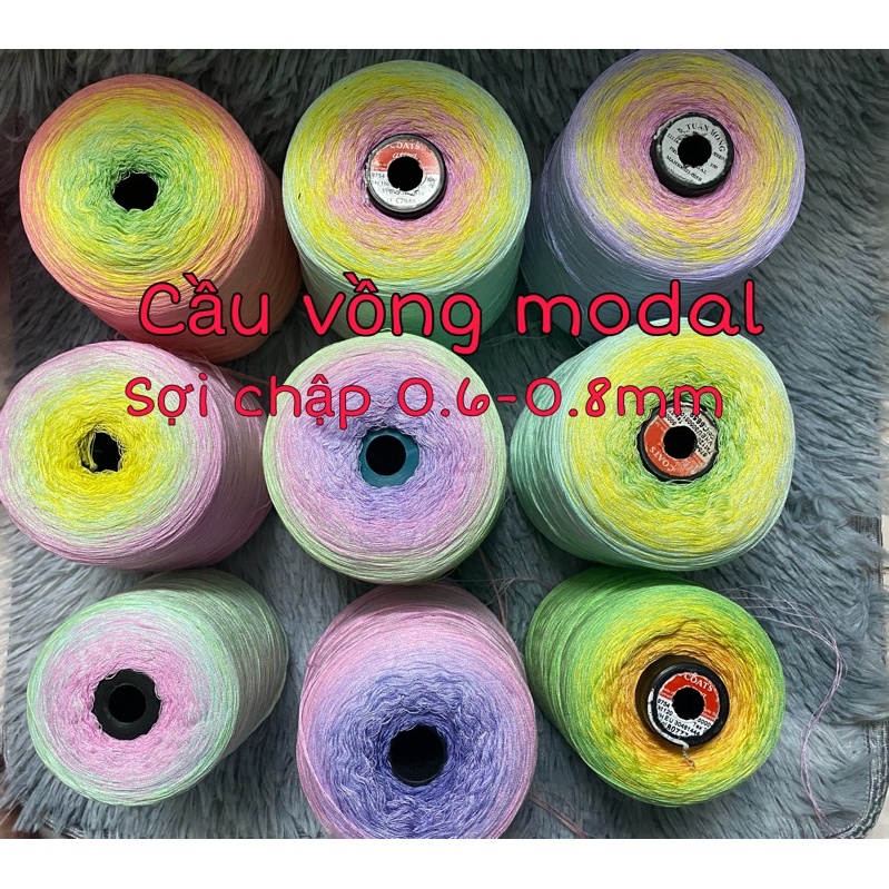 Cầu vồng sợi Modal 100%