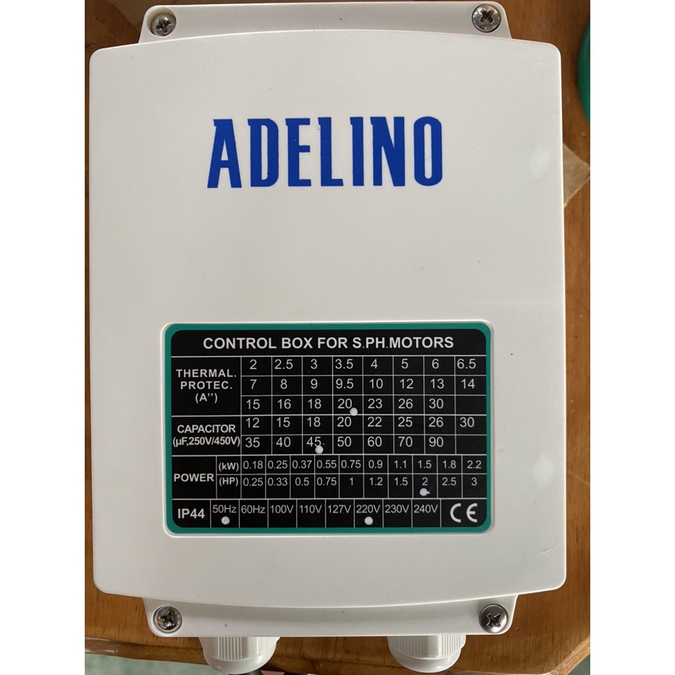 Bơm hỏa tiễn 1pha 0.55KW-0.75HP có tụ đề - Bơm hỏa tiễn ADELINO  của Đức