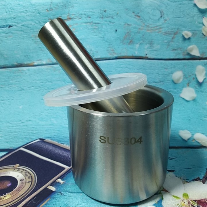 Bộ Cối Chày Inox SUS 304 10 cm dung tích 450ml
