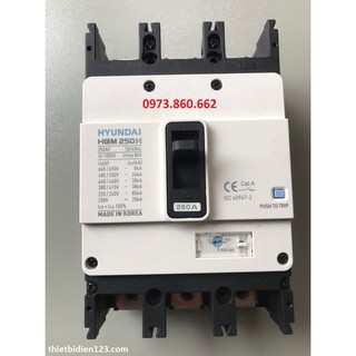 Aptomat HYUNDAI MCCB 3P 200A , 250A