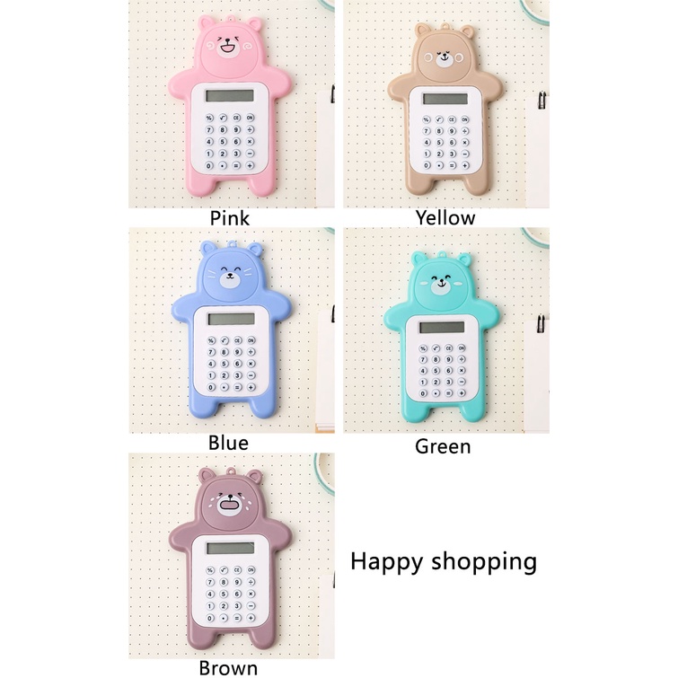 Máy Tính Cầm Tay Mini Hoạt Hình Dễ Thương
