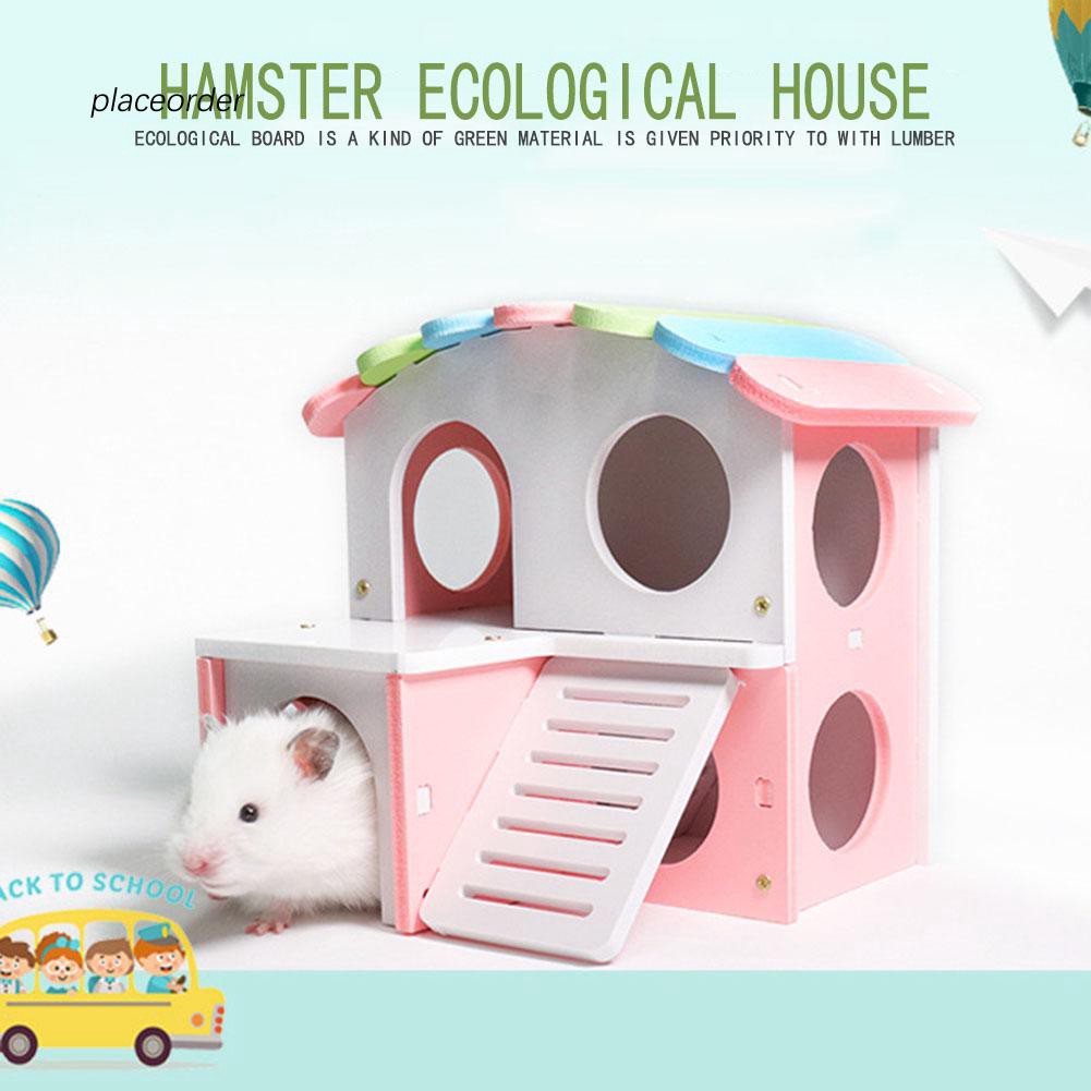 Nhà đồ chơi nhiều màu dùng cho chuột, sóc, hamster ở