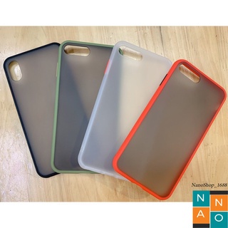 Ốp Iphone Lưng Nhám Chống Sốc,Phím Màu,Chống Bám Vân Tay 7Plus,8Plus,x,xsmax,11,11promax,12,12promax,13,13promax
