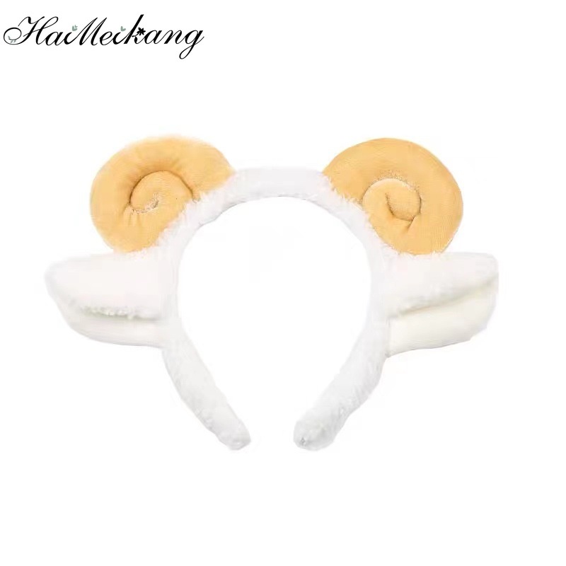 Haimeikang Băng đô cài tóc hình sừng dê thiết kế xinh xắn và dễ thương