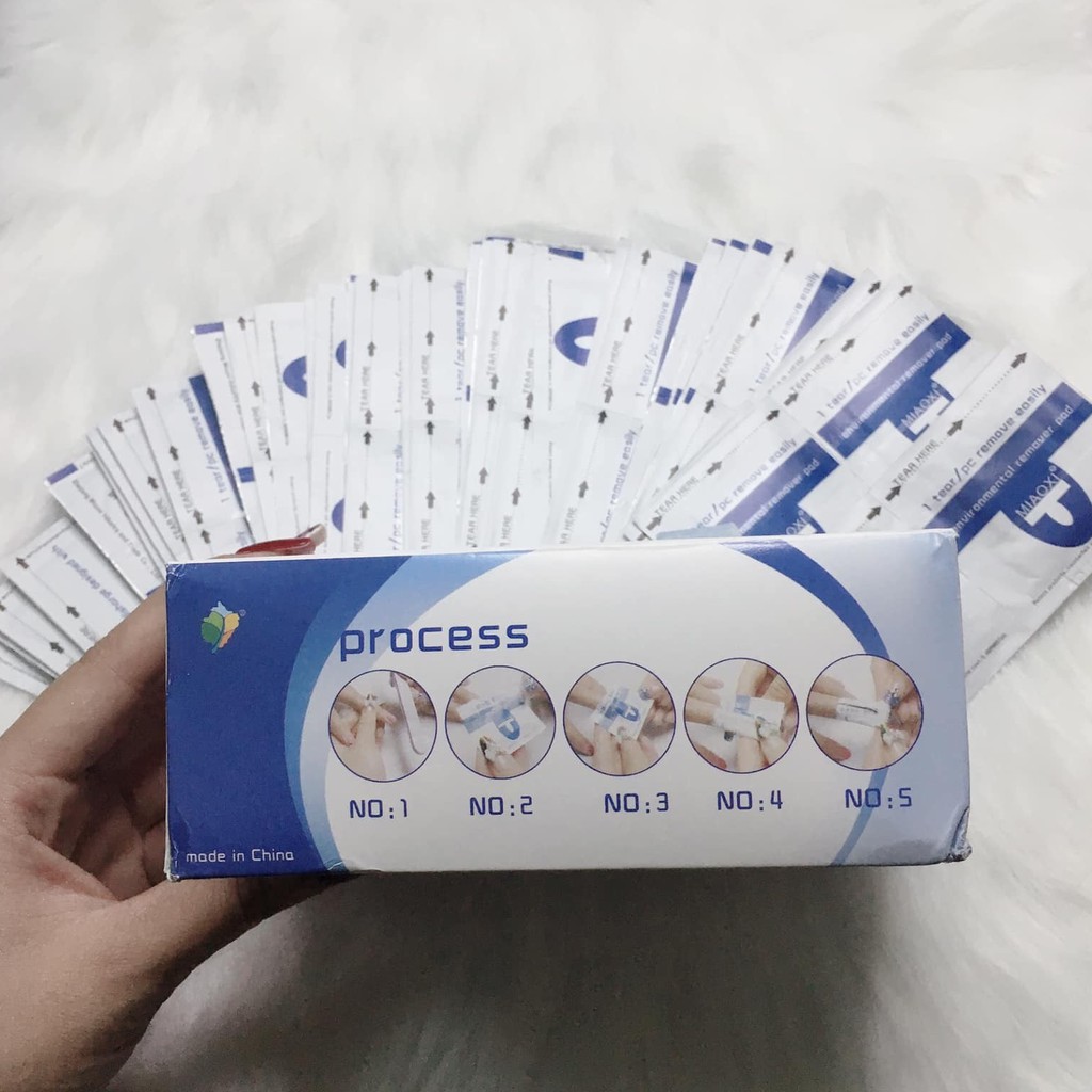 hộp 200 miếng ủ phá gel