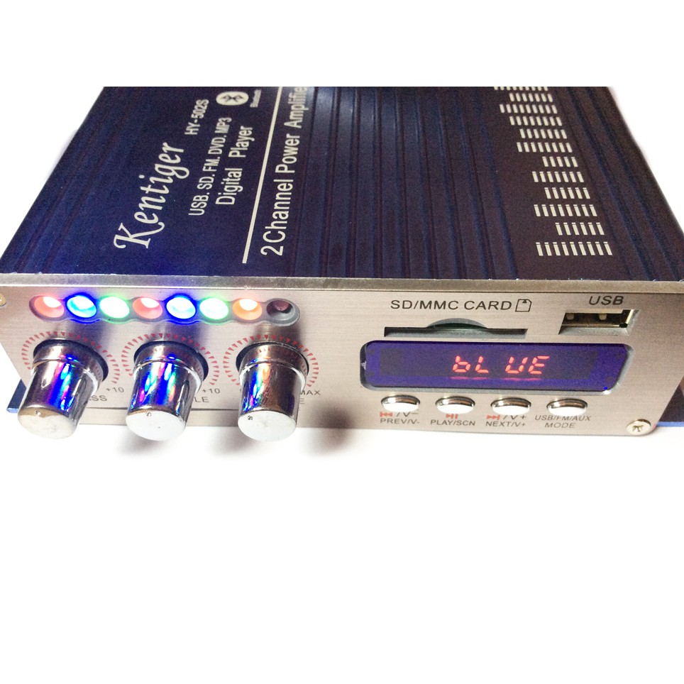 Ampli mini bluetooth 12V kentiger HY502S