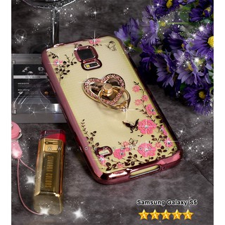 Ốp lưng Samsung S5 dẻo hình hoa