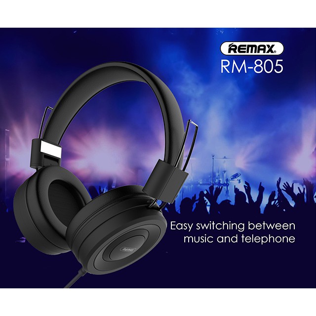 Tai Nghe Chụp Tai Cao Cấp Remax RM-805 Dành Cho Game Thủ Và Nghe Nhạc Cực Đỉnh - Có Video Thật