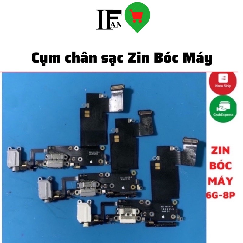Cụm Chân Sạc Zin Bóc Máy ĐT Táo 6/6S/6SP/7/7P/8P