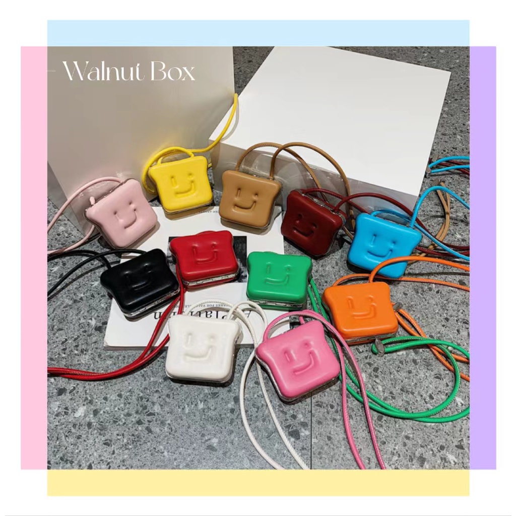 Hàng Mới Về Mới Túi Xách Đeo Vai Hình Mặt Cười