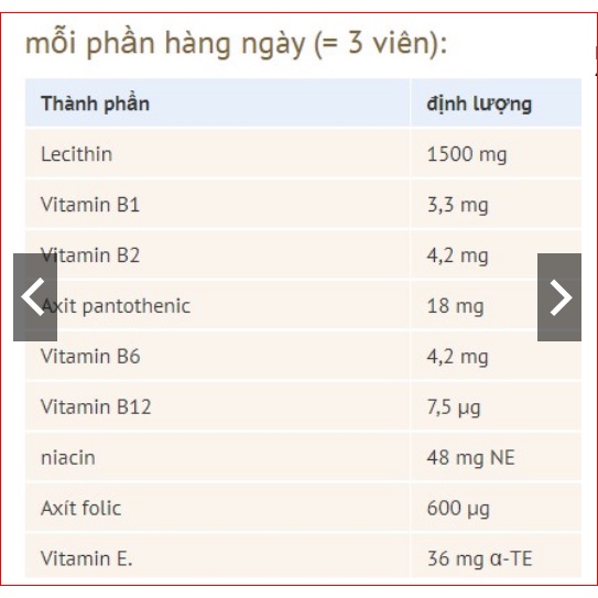 Lecithin của Doppel hàng Đức hộp 40 viên