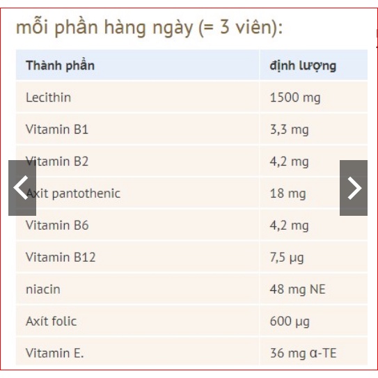 Lecithin của Doppel hàng Đức hộp 40 viên