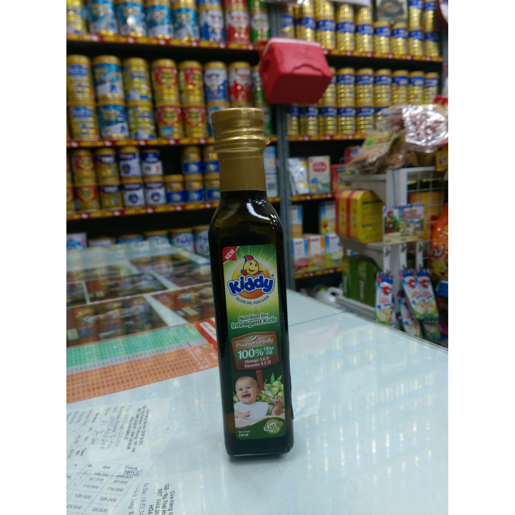 Dầu ăn trẻ em Kiddy oliu 250ml