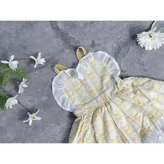 Yếm tim vàng Lennco cho bé gái(7-13kg)