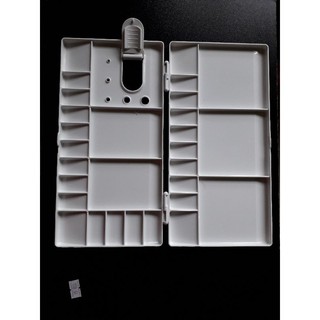 [SGA] Bảng pha màu (palette) đôi bàng nhựa ABS, dạng gập, mã hàng 9509