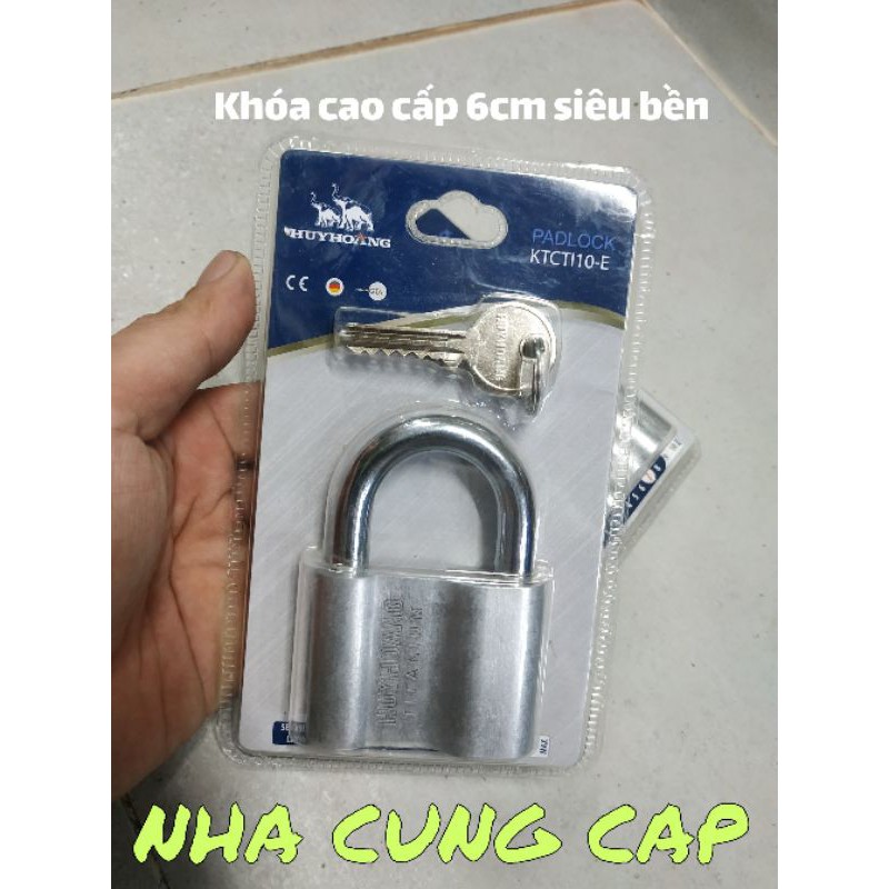 Ổ KHÓA CAO CẤP 6CM NHÔM MÁY BAY SIÊU BỀN