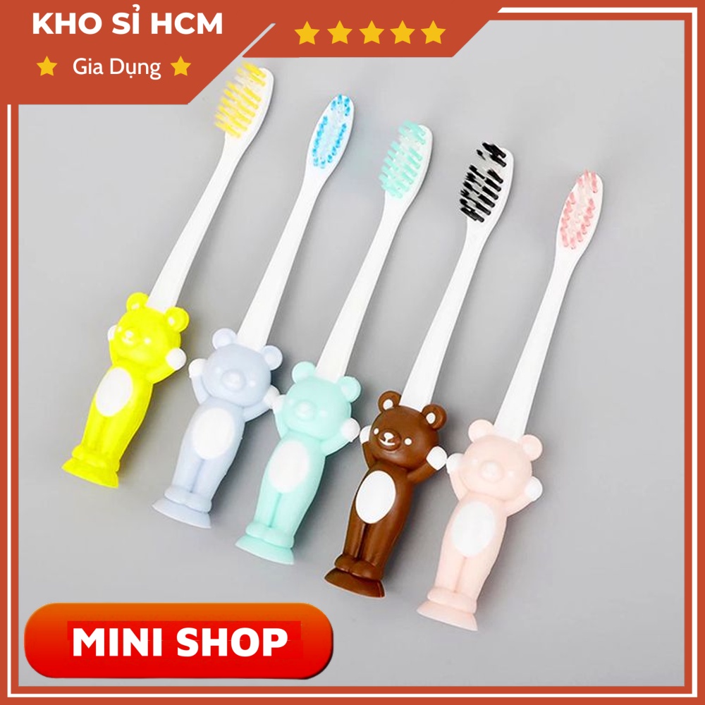 SÉT 4 Bàn Chải Đánh Răng Hình Thú Cho Bé MINISHOP B117