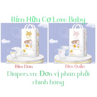 Bỉm Love Baby quần / dán đủ size NB36, S50, M46, L42, XL38