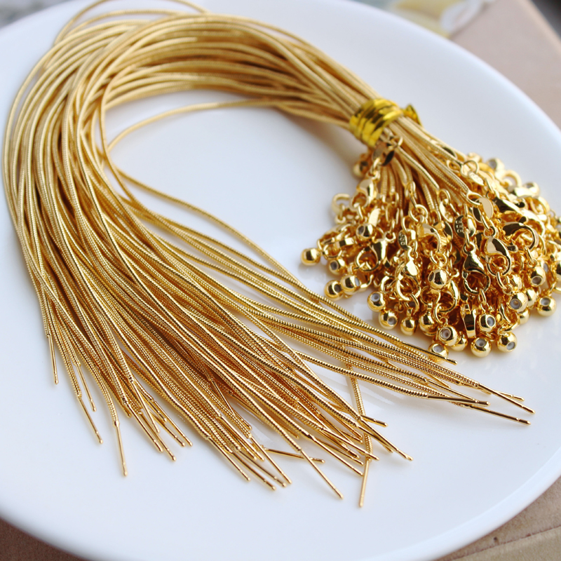 Dây Chuỗi Xích Bằng Đồng 18k Kích Thước 22.5cm Có Thể Điều Chỉnh diy