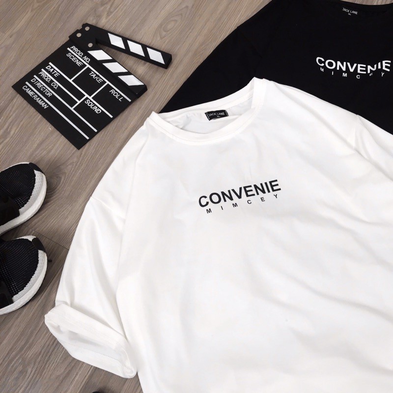 Áo phông Oversize Convenie, JACKLANE, Áo cộc tay Unisex Jack Lane