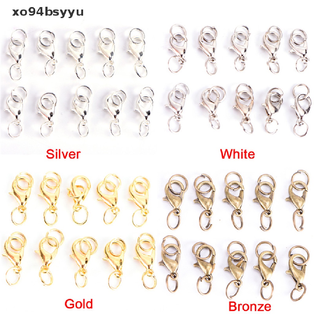 Set 20 móc kẹp càng cua bằng hợp kim dùng làm đồ trang sức thủ công DIY 94bsyyu