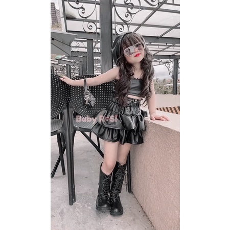 Áo ống da cho bé gái