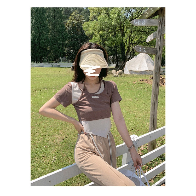 Áo Thun Tay Ngắn Phong Cách Thời Trang Mùa Hè Hàng Mới 2022 Dành Cho Nữ