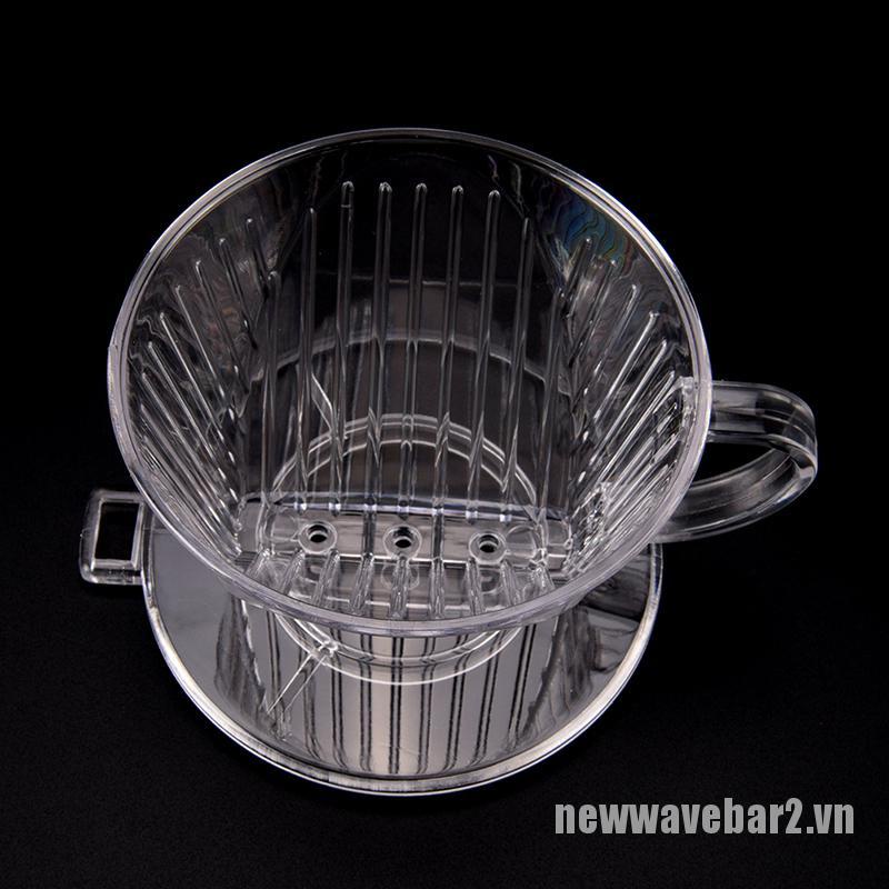 Dụng Cụ Lọc Cà Phê Bằng Nhựa Trong Suốt Tái Sử Dụng Tiện Lợi
