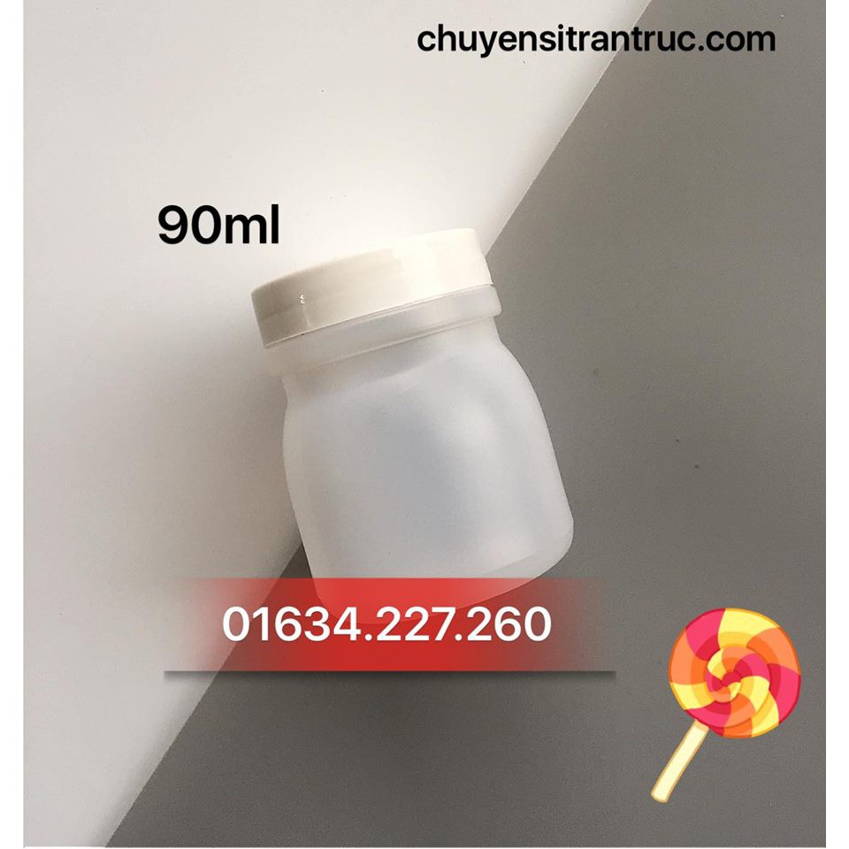 Combo 100 hủ sữa chua 90ml thường